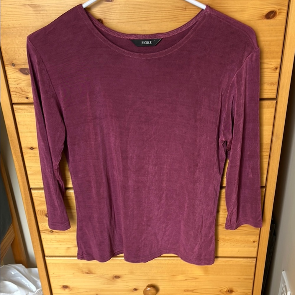 Fiore Rich Plum Top